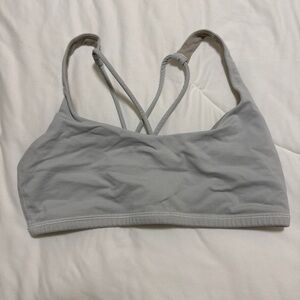lululemon athletica Light Gray Sports Bra